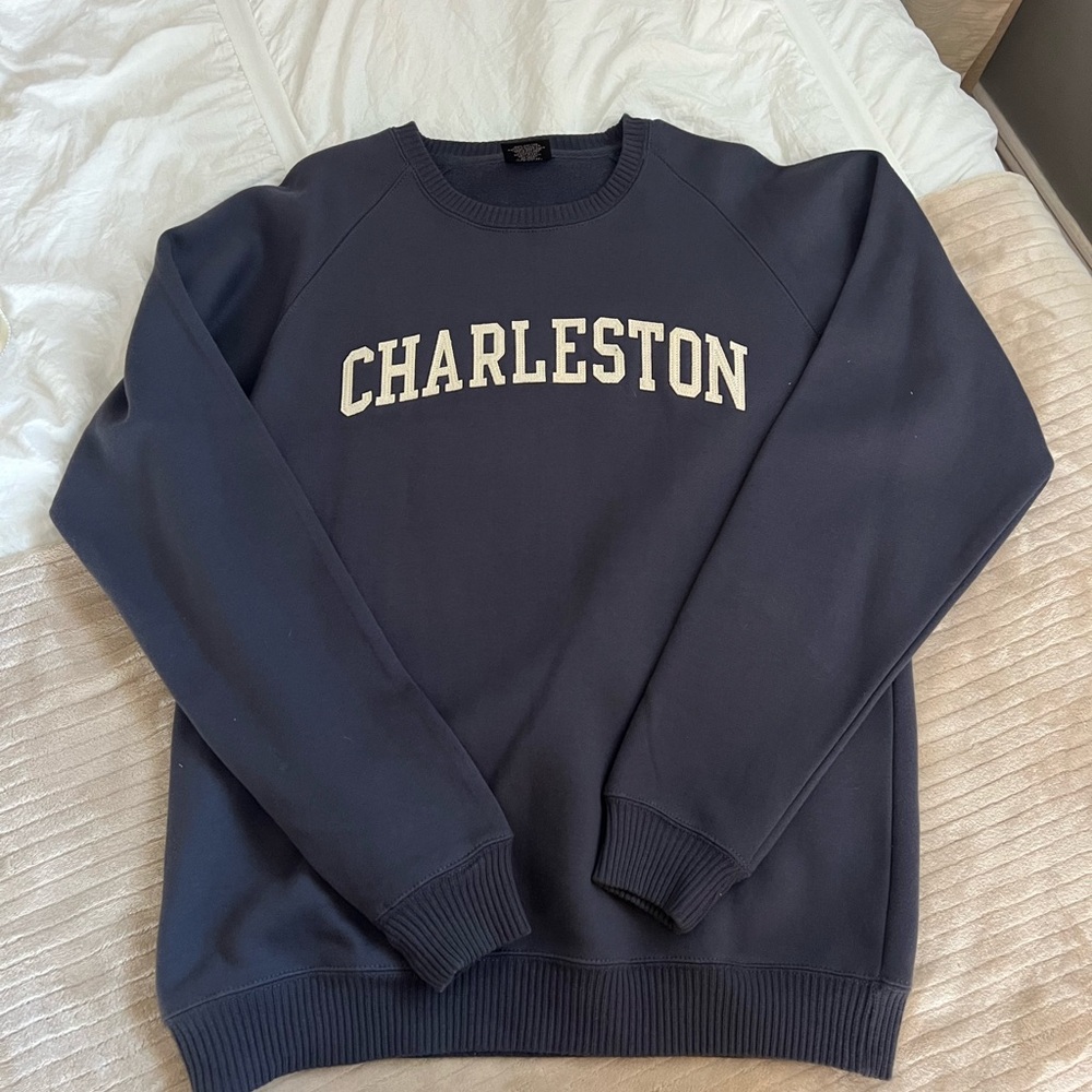 Charleston SC Navy Crewneck